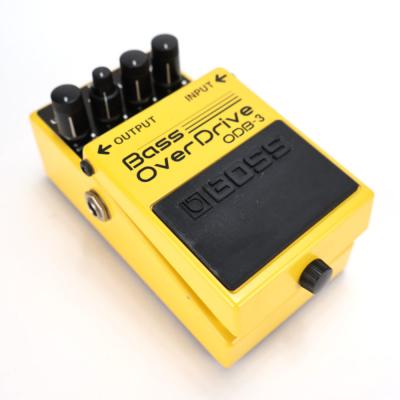 【中古】 ベースオーバードライブ エフェクター BOSS ODB-3 Bass OverDrive ベースエフェクター 斜めアングル画像