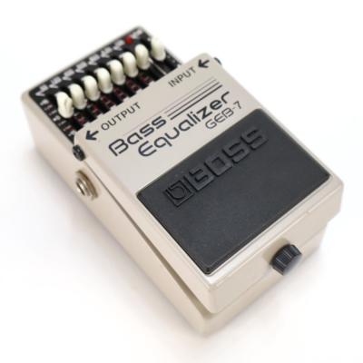 【中古】イコライザー エフェクター BOSS GEB-7 Bass Equalizer ベースエフェクター 斜めアングル画像