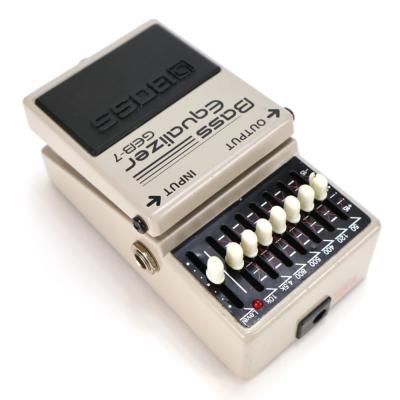 【中古】イコライザー エフェクター BOSS GEB-7 Bass Equalizer ベースエフェクター リア斜めアングル画像