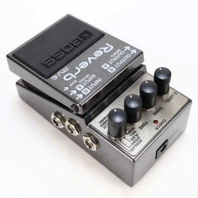 【中古】 リバーブ エフェクターBOSS ボス Reverb RV-6 ギターエフェクター 本体画像 斜め