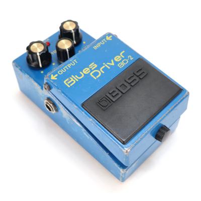 【中古】 ブルースドライバー エフェクター BOSS BD-2 Blues Driver ギターエフェクター オーバードライブ ブルドラ 斜めアングル画像