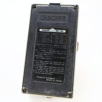 【中古】 ノイズゲート エフェクター BOSS NF-1 Noise Gate Made in Japan ギターエフェクター 本体画像 裏