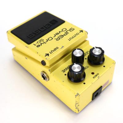 【中古】 スーパーオーバードライブ エフェクター BOSS SD-1 Super Over Drive ギターエフェクター リア斜めアングル画像