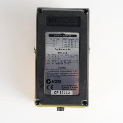 【中古】 オーバードライブ エフェクター BOSS OD-3 Over Drive ギターエフェクター 裏面