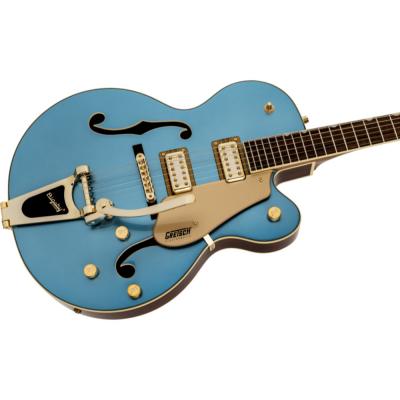 GRETSCH グレッチ G5420TG Electromatic Pristine LTD Hollow Body Single-Cut with Bigsby Mako エレキギター フルアコ ボディ斜めアングル画像