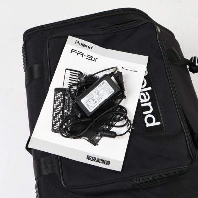【中古】 Vアコーディオン ローランド ROLAND FR-3X BK V-Accordion アコーディオン 付属品画像