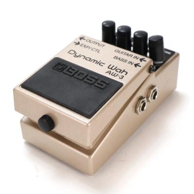 【中古】ダイナミックワウ エフェクター BOSS AW-3 Dynamic Wah ボス オートワウ ギターエフェクター ベースエフェクター 斜めアングル画像