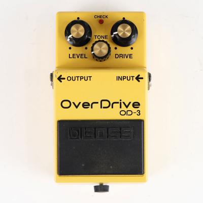 【中古】 オーバードライブ エフェクター BOSS OD-3 Over Drive ギターエフェクター 正面