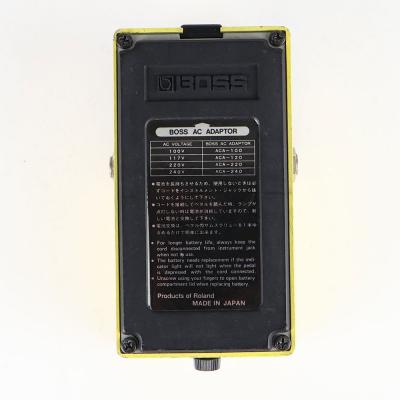 【中古】ターボオーバードライブ エフェクター BOSS OD-2 TURBO OverDrive Made in Japan ボス ギターエフェクター 裏面