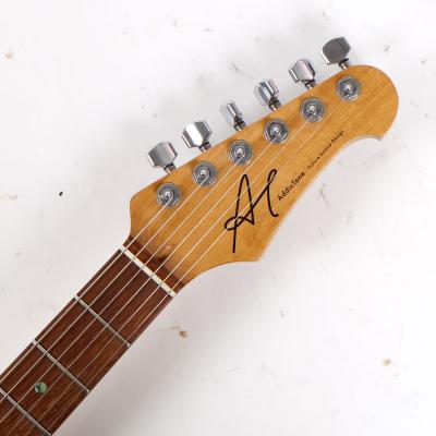 【中古】 エレキギター Addictone ST-Type SSH BLack 2015年頃製造 Suhrピックアップ搭載(ML/ML/AsatoBucker) ヘッド