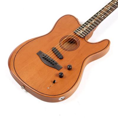 【中古】 Fender American Acoustasonic Telecaster All-Mahogany Ebony Fingerboard Natural 2022年製 アコースタソニック テレキャスター フェンダー エレキギター アコースティックギター ボディ