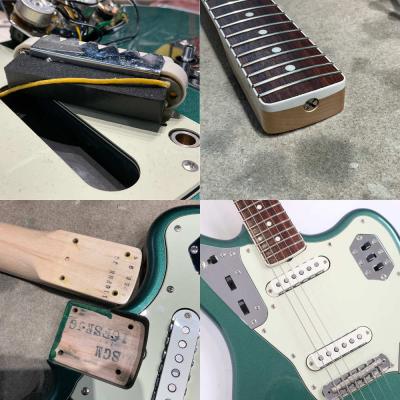 【中古】 エレキギター Fender FSR Traditional II 60s Jaguar Rosewood FingerBoard Sherwood Green Metallic KI-25 2025年製 USAピックアップ搭載 ムスタングブリッジ Made in Japan 日本製 詳細画像