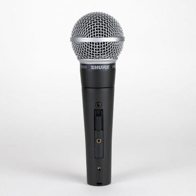 【中古】 マイク ダイナミックマイク SHURE SM58SE スイッチ付き シュアー 58 ゴッパ シュア 正面