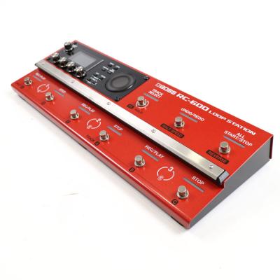 【中古】 BOSS RC-600 Loop Station ループステーション ルーパー ギターエフェクター 斜めアングル画像