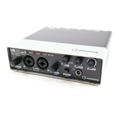 【中古】 オーディオインターフェイス Steinberg UR22mkII スタインバーグ USBオーディオインターフェース UR22 mk2 フロント画像