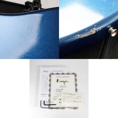【中古】 エレキギター K.Nyui KNJM Lake Placid Blue Metalic 2025年製 Curtis Novakピックアップ搭載 MADE IN JAPAN 日本製 ジャズマスタースタイル 傷、付属品