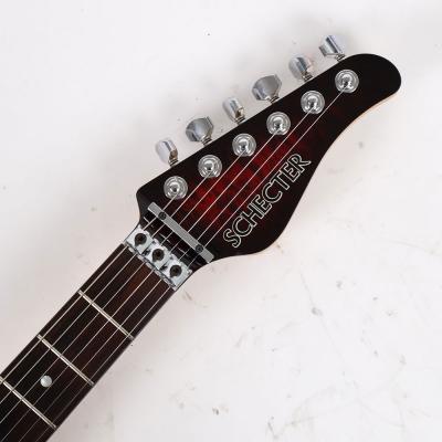 【中古】 エレキギター SCHECTER NV-DX-24AS Red SunBurst Mod. EVH D-Tuna改造あり シェクター ヘッド