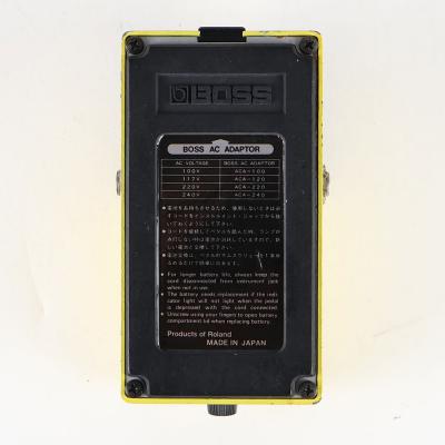 【中古】ターボオーバードライブ エフェクター BOSS OD-2 TURBO OverDrive Made in Japan ボス ギターエフェクター 裏面
