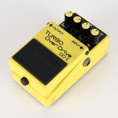 【中古】ターボオーバードライブ エフェクター BOSS OD-2 TURBO OverDrive Made in Japan ボス ギターエフェクター 全体