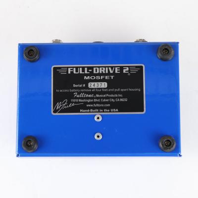 【中古】オーバードライブ フルトーン Fulltone Full-Drive 2 MOSFET ギターエフェクター フルドライブ モズフェット 裏面