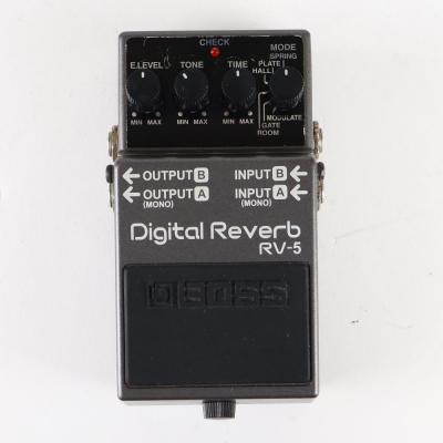 【中古】デジタルリバーブ エフェクター BOSS RV-5 Digital Reverb ボス リヴァーブ エフェクター 正面