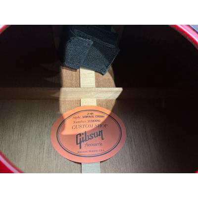 【中古】 アコースティックギター Gibson Custom Shop J-45 Vintage Cherry 2013年製 ギブソン J-45 希少チェリーカラー ラベル