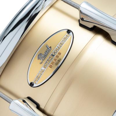 Pearl パール PSC1455B PRIMAL SNARE COLLECTIVE BRASS 14×5.5 Snare Drum スネアドラム ロゴ