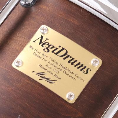 【中古】スネアドラム ネギドラム Negi Drums Maple Shell Snare Drum 14x5.5 スネアドラム エンブレム