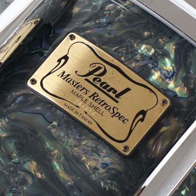 【中古】 スネアドラム パール Pearl MSX-1465S Masters Retro Spec MAPLE SHELL 14×6.5 スネアドラム エンブレム
