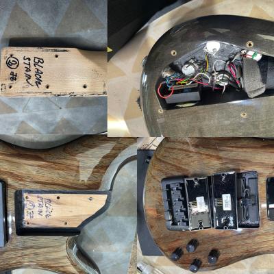【中古】Specter スペクター ReBop4 DLX ZBKS Zebra Wood Black Stain エレキベース キャビティー