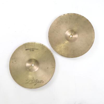 【中古】 ハイハットシンバル ペア ジルジャン ZILDJIAN A Zildjian NEW BEAT HIHAT Pair 14インチ ペア 70s〜80s ビンテージシンバル 詳細画像