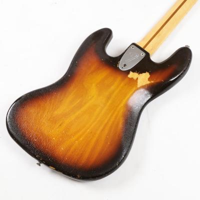 【中古】 エレキベース Fender USA Jazz Bass 3Color-Sunburst Maple FingerBoard 1980年製 S8シリアル80年製 塗装ダメージあり ボディバック