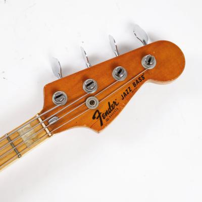 【中古】 エレキベース Fender USA Jazz Bass 3Color-Sunburst Maple FingerBoard 1980年製 S8シリアル80年製 塗装ダメージあり ヘッド