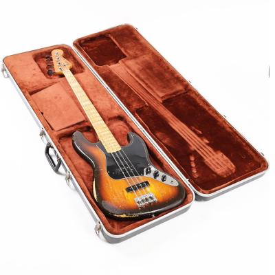 【中古】 エレキベース Fender USA Jazz Bass 3Color-Sunburst Maple FingerBoard 1980年製 S8シリアル80年製 塗装ダメージあり ケース