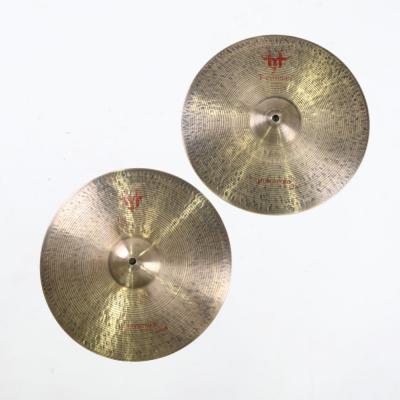 【中古】 ハイハットシンバル ペア Tシンバル T-cymbals cymbalmaker hi-hat 14インチ ペア