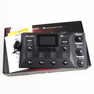 【中古】ZOOM ズーム B6 ベース用マルチエフェクター タッチ操作 DI搭載