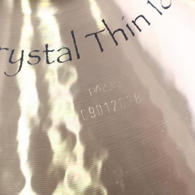 【中古】 クラッシュシンバル パイステ PAISTE Signature Crystal Thin 18インチ 刻印