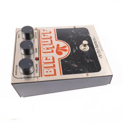 【中古】 ファズ ディストーション エフェクター ELECTRO-HARMONIX エレハモ Big Muff Pi Reissue 初期型 EC3003-A 基盤 ビッグマフ ギターエフェクター 左サイド画像