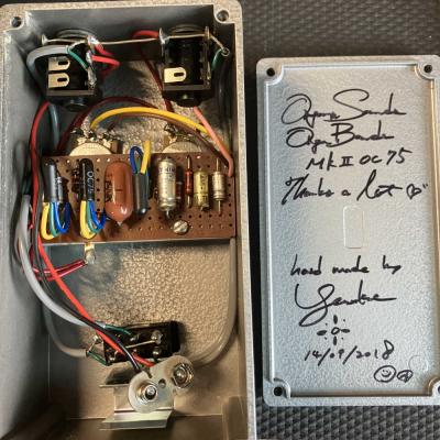 【中古】 ファズ Organic Sounds Orga Bender PROFESSIONAL MKII 2018年製 ギターエフェクター オーガニックサウンド 内部画像