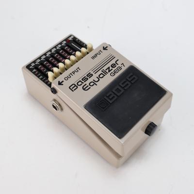 【中古】イコライザー エフェクター BOSS GEB-7 Bass Equalizer ベースエフェクター out側サイド