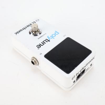 【中古】 ポリチューン2 ギターチューナー tc electronic PolyTune 2 ポリフォニックチューナー input側サイド