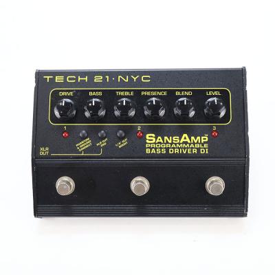 【中古】 ベース用プリアンプ TECH21 SansAmp PBDR PROGRAMMABLE BASS DRIVER DI ベース用プリアンプ エフェクター