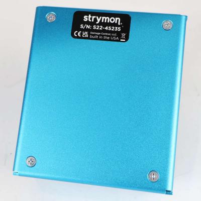 【中古】 strymon blueSky V2 リバーブ ギターエフェクター ストライモン ブルースカイ SHIMMERノブ付き 第二世代 本体画像 裏