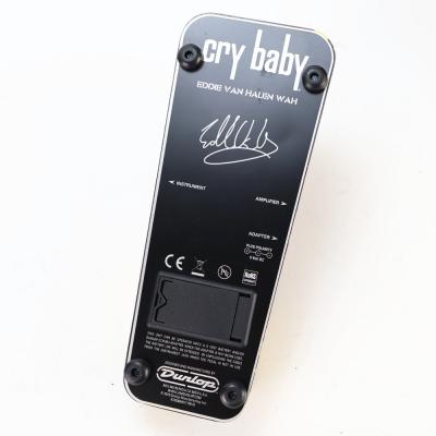 【中古】 ワウペダル JIM DUNLOP EVH-95 ギターエフェクター EDDIE VAN HALEN SINGNATURE WAH WAH 本体画像 裏