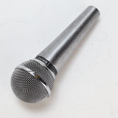 【中古】 マイクロフォン SHURE 588SB ダイナミックマイク シュアー USA製 スイッチ付き アングル
