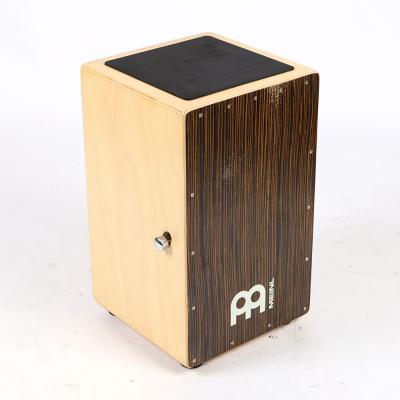 【中古】 カホン パーカッション Meinl CAJ1EB-M ソフトケース付き マイネル スネアカホン スナッピーON/OFF機能付き CAJON 全体