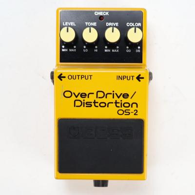 【中古】オーバードライブ ディストーション エフェクター BOSS OS-2 OverDrive Distortion ギターエフェクター