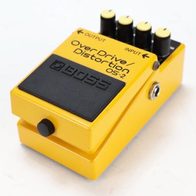 【中古】オーバードライブ ディストーション エフェクター BOSS OS-2 OverDrive Distortion ギターエフェクター 側面
