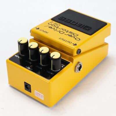 【中古】オーバードライブ ディストーション エフェクター BOSS OS-2 OverDrive Distortion ギターエフェクター 側面