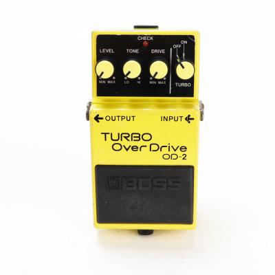 【中古】ターボオーバードライブ エフェクター BOSS OD-2 TURBO OverDrive ボス ギターエフェクター